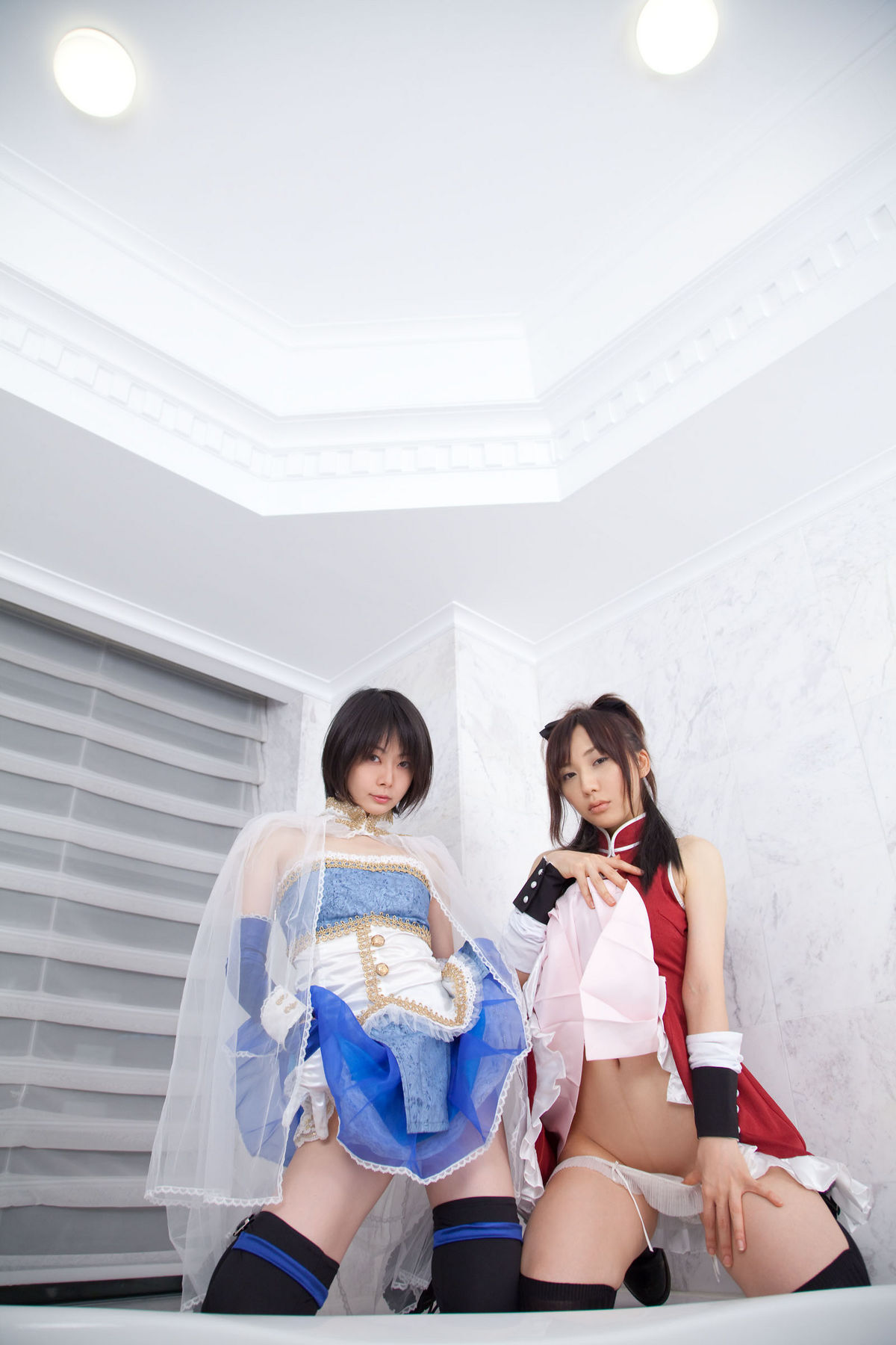 (C80) (コスプレ)   Sayaka and Kyoko  CosPlay制服诱惑套图